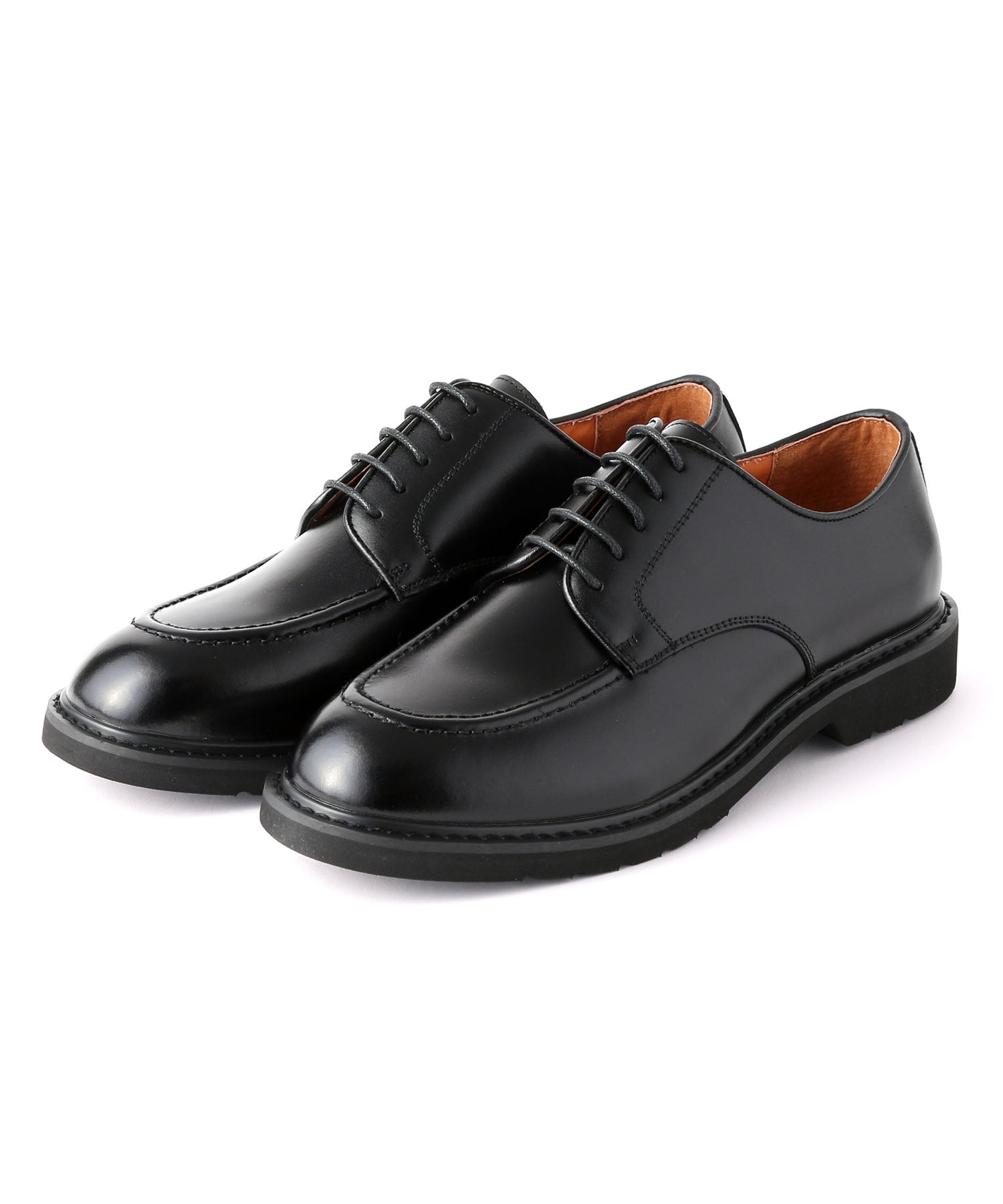 Uチップ レースアップ ドレスシューズ 9001 ブラック／London Shoe Make Oxford and Derby