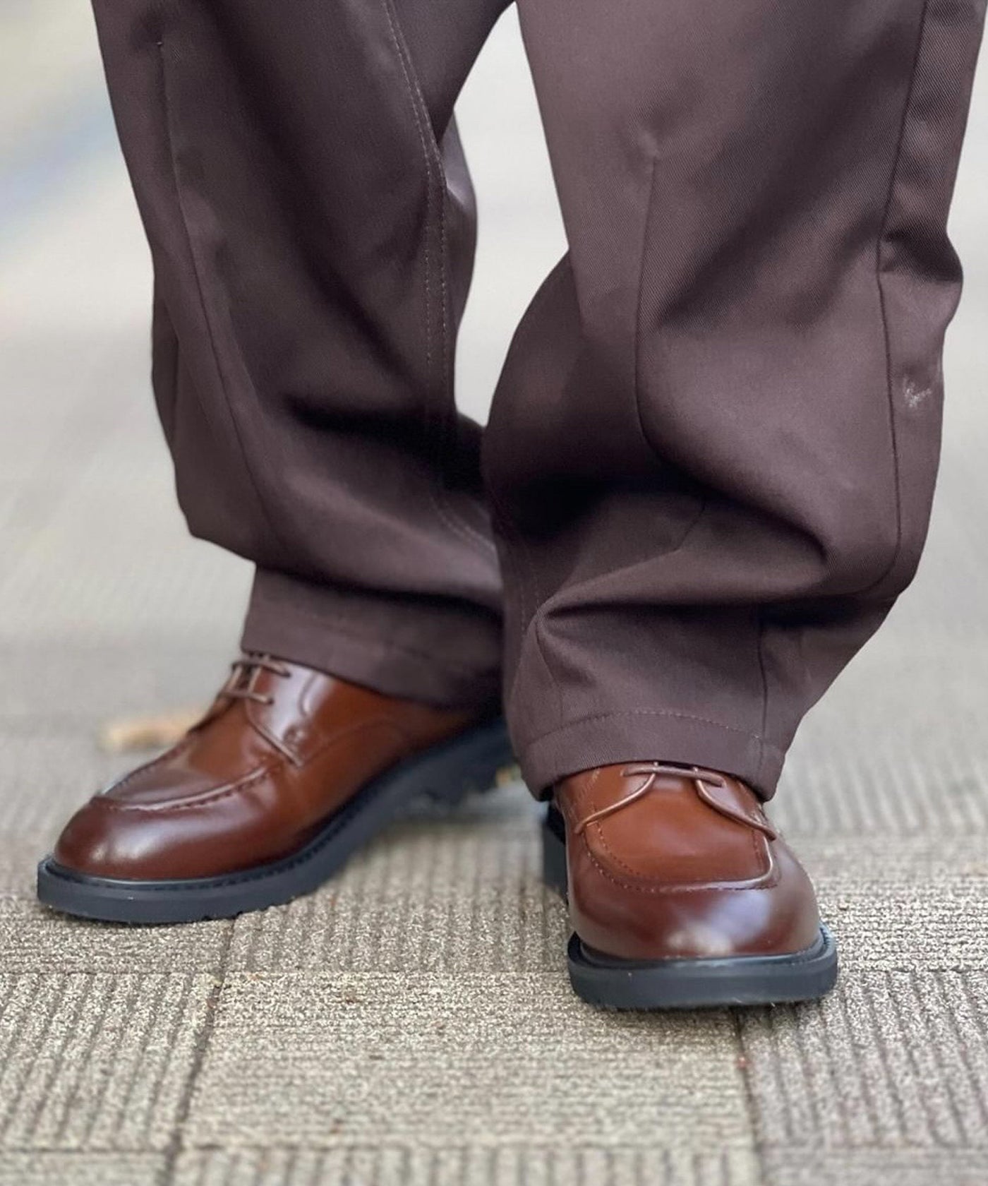 Uチップ レースアップ ドレスシューズ 9001 ダークブラウン／London Shoe Make Oxford and Derby