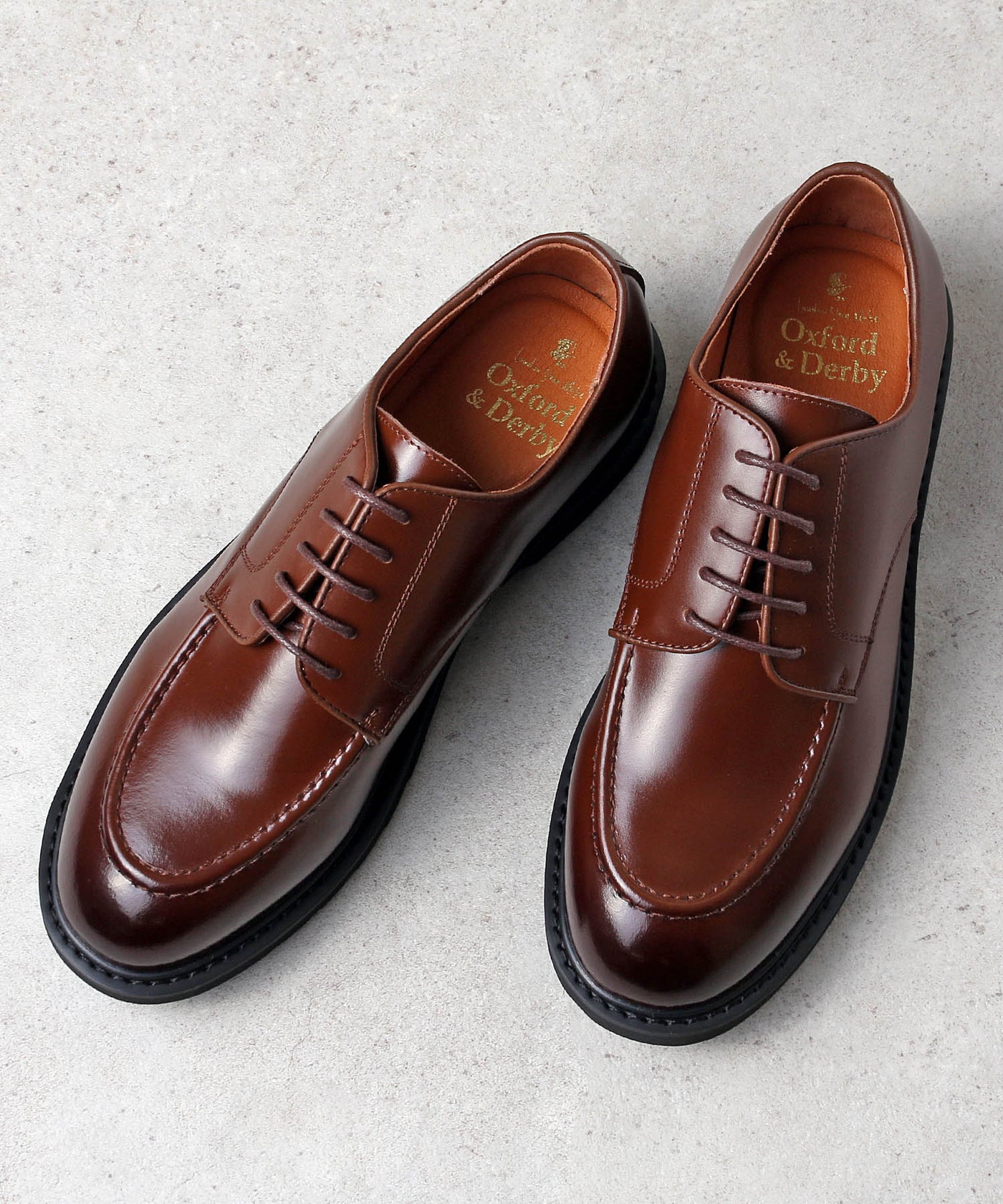 Uチップ レースアップ ドレスシューズ 9001 ダークブラウン／London Shoe Make Oxford and Derby