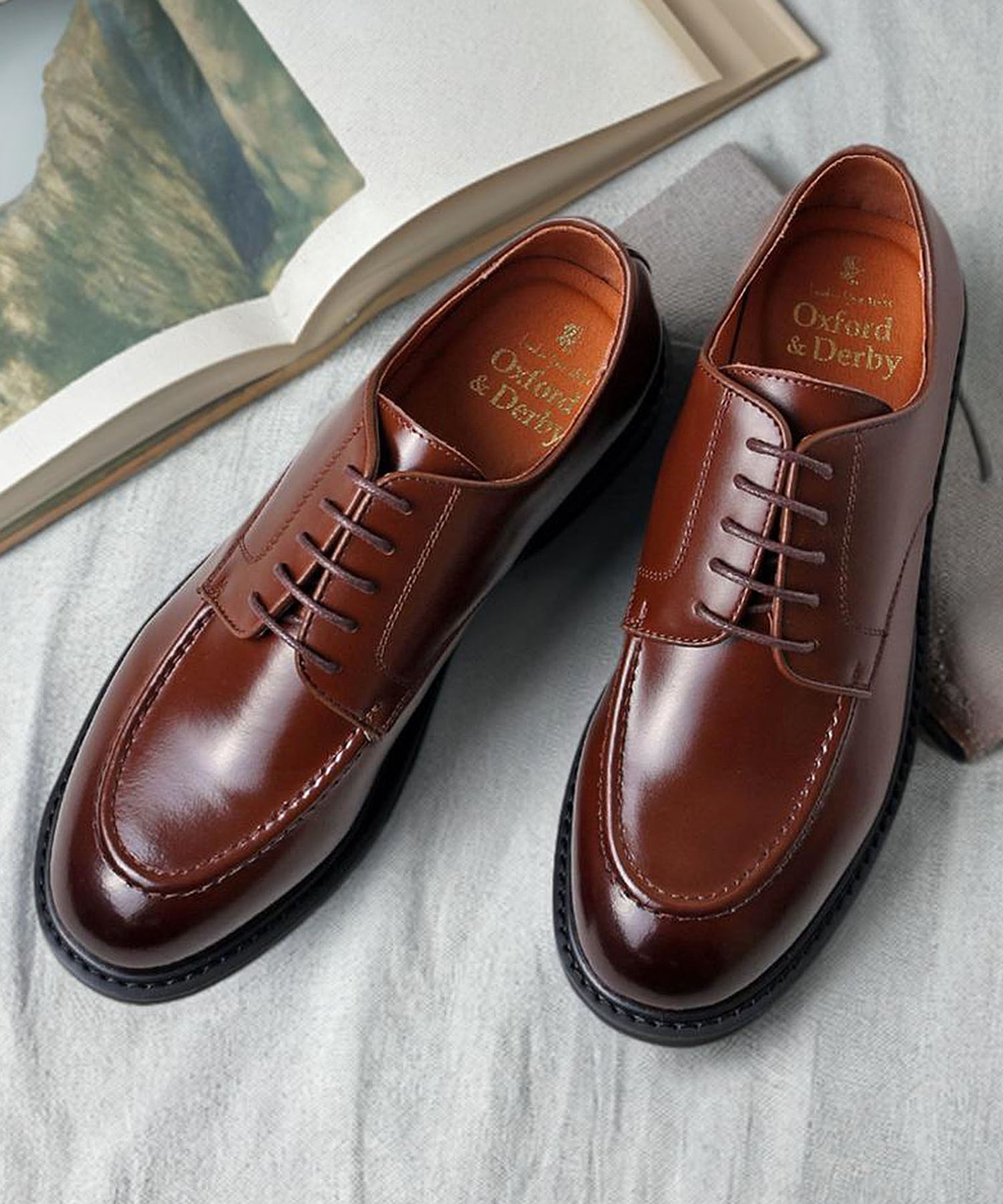 Uチップ レースアップ ドレスシューズ 9001 ダークブラウン／London Shoe Make Oxford and Derby