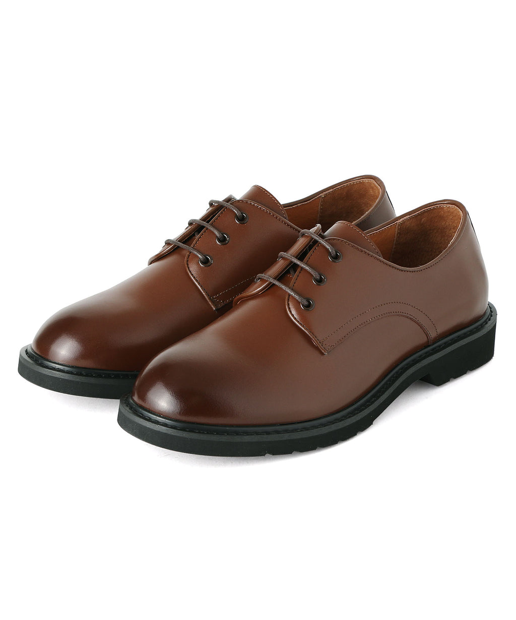 外羽根 プレーントゥ レースアップ シューズ 9004 ダークブラウン／London Shoe Make Oxford and Derby