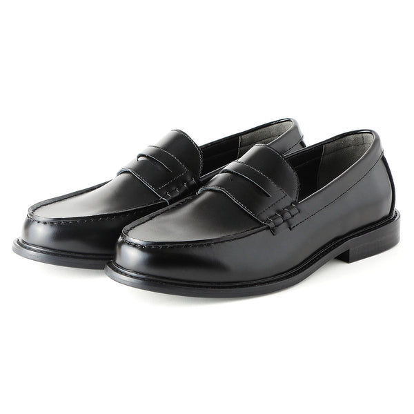 レザーコインローファー 9005 ブラック／London Shoe Make Oxford and