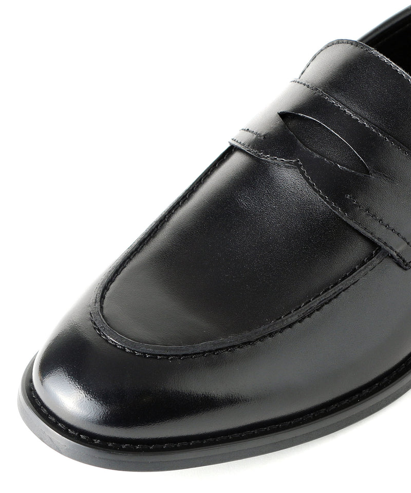 レザースリムコインローファー 9006 ブラック／London Shoe Make 