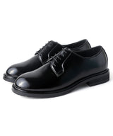 “timeless shoes” プレーントゥ ポストマンシューズ 9101 ブラック