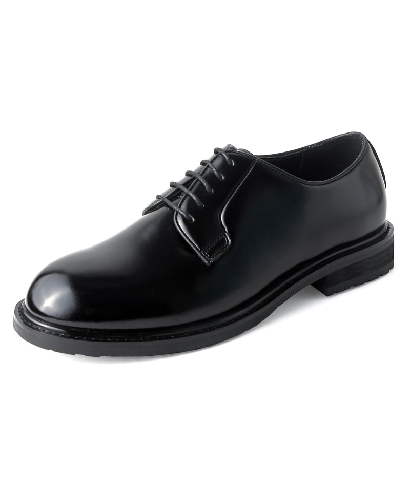 “timeless shoes” プレーントゥ ポストマンシューズ 9101 ブラック