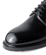 “timeless shoes” プレーントゥ ポストマンシューズ 9101 ブラック