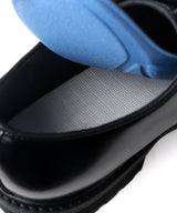 “timeless shoes” プレーントゥ ポストマンシューズ 9101 ブラック