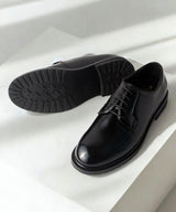 “timeless shoes” プレーントゥ ポストマンシューズ 9101 ブラック