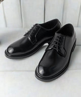“timeless shoes” プレーントゥ ポストマンシューズ 9101 ブラック