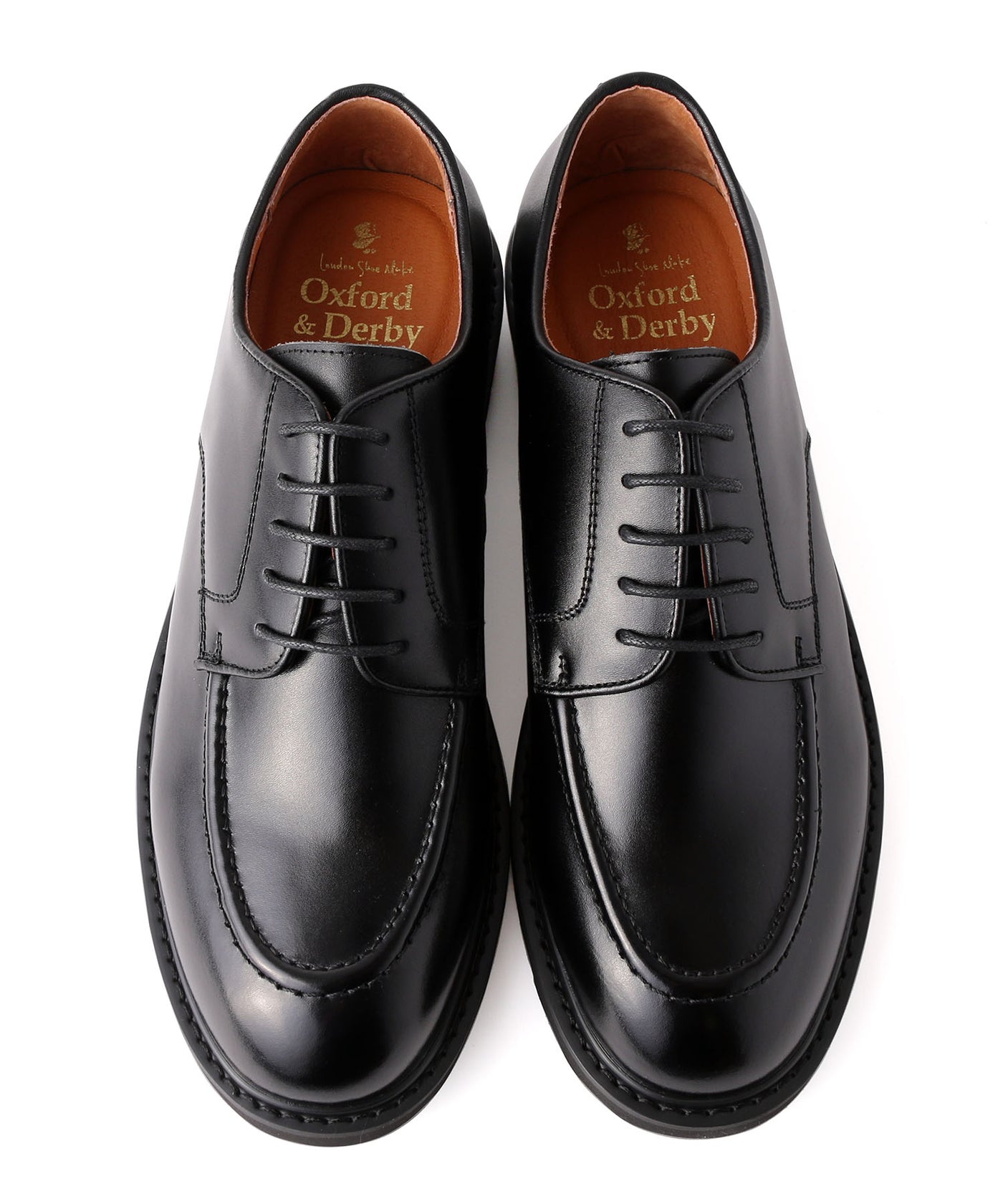 Uチップ レースアップ ドレスシューズ 9001 ブラック／London Shoe Make Oxford and Derby