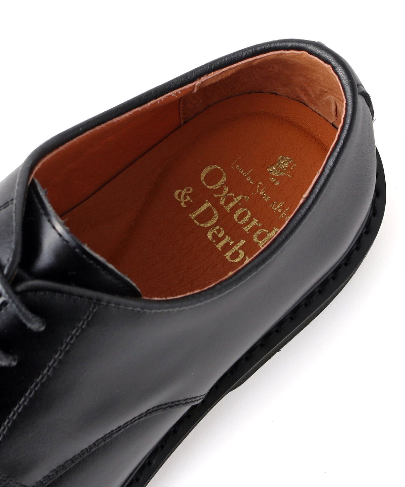 Uチップ レースアップ ドレスシューズ 9001 ブラック／London Shoe Make Oxford and Derby