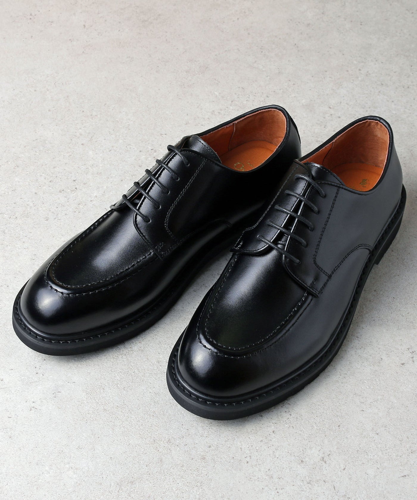 Uチップ レースアップ ドレスシューズ 9001 ブラック／London Shoe Make Oxford and Derby