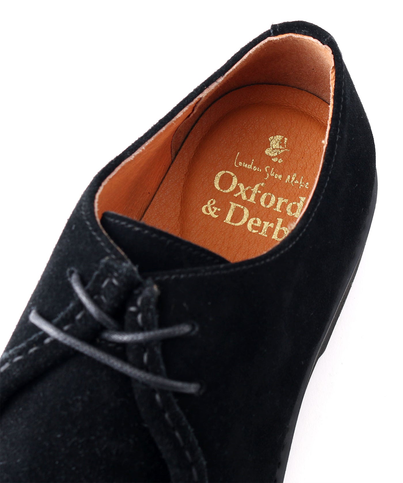 スエード チロリアン シューズ 9003 ブラック／London Shoe Make Oxford and Derby